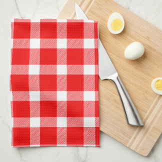 Linge De Cuisine Buffalo Rouge Blanc à Carreaux Fête Pique-Nique Cl