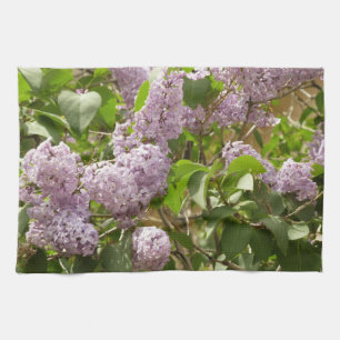 Linge De Cuisine Buisson de lilas Fleurs violettes printanières mag