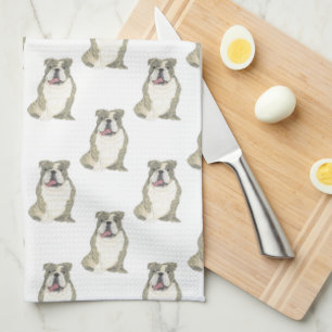 Linge De Cuisine Bulldog anglais (Brindle)