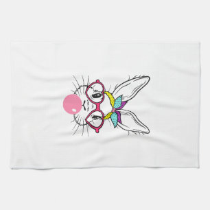 Linge De Cuisine Bunny Face Bubblegum Blowing Glasses Headband Happ