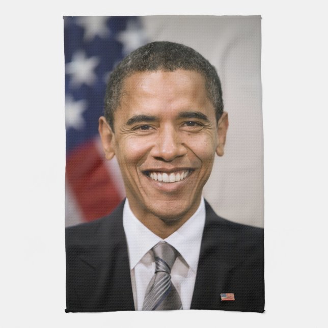 Linge De Cuisine Bureau du président élu Barack Obama (Vertical)