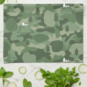 Linge De Cuisine cacahuètes   Camouflage Snoopy & Woodstock