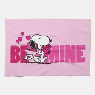 Linge De Cuisine cacahuètes   Saint Valentin   Snoopy Be Mine