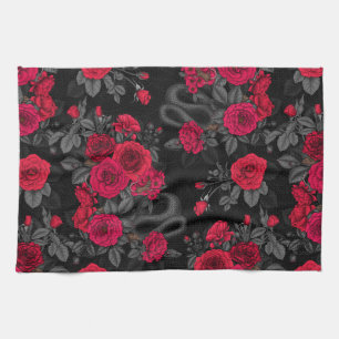 Linge De Cuisine Caché en rose
