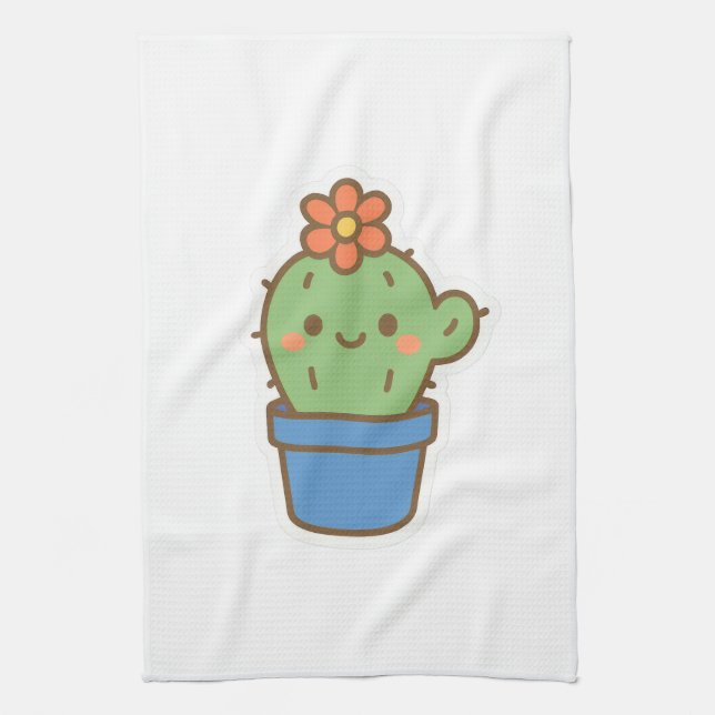 Linge De Cuisine Cactus lunaires (Vertical)