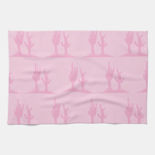 Linge De Cuisine Cactus rose