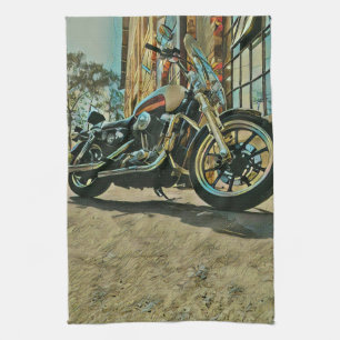 Linge De Cuisine cadeau d'anniversaire de motard vintage