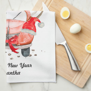 Linge De Cuisine Cadeau de Noël bonne année pour femme