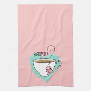 Linge De Cuisine Cadeau mignon de Positivitea pour l'amant de thé