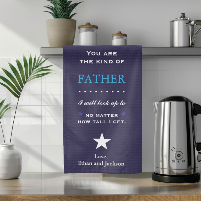 Linge De Cuisine Cadeau sentimental pour papa (Father's Day or Dad's Birthday Kitchen Towel)