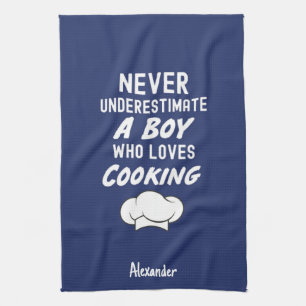 Linge De Cuisine Cadeaux de cuisine bleu marine mignons pour petits