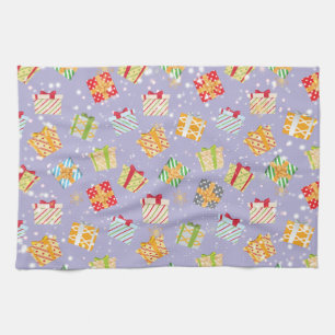 Linge De Cuisine Cadeaux de Noël motif
