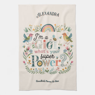 Linge De Cuisine ❤️ Cadeaux GIGI personnalisés Ajouter des noms de