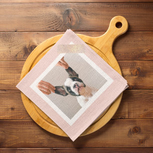 Linge De Cuisine Cadre rose Pastel moderne   Photo personnelle de c