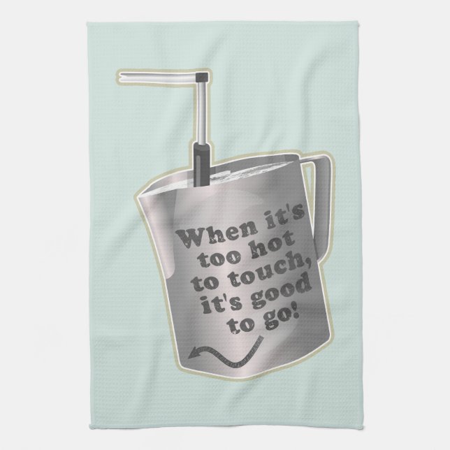 Linge De Cuisine Café Barista cuillère à chauffer le lait (Vertical)