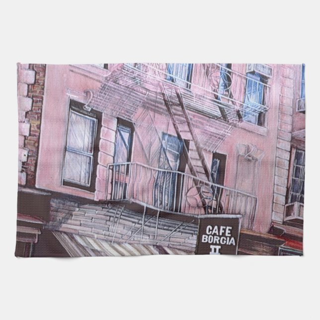 Linge De Cuisine Café Borgia (Horizontal)