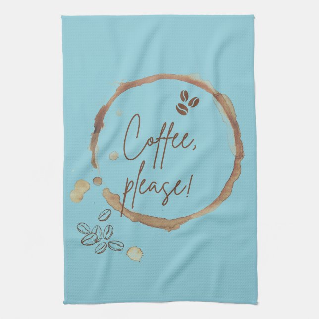 Linge De Cuisine Café S'Il Vous Plaît (Vertical)