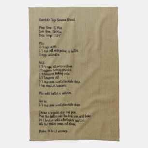 Linge De Cuisine Cake à la banane - toile -