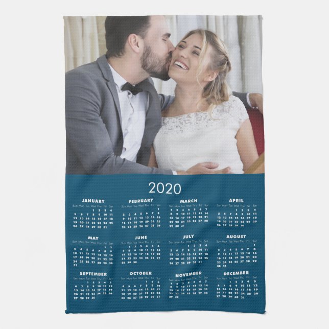 Linge De Cuisine Calendrier 2020 Votre Photo (Vertical)