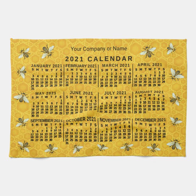 Linge De Cuisine Calendrier 2021 (Voir la description pour la nouve (Horizontal)