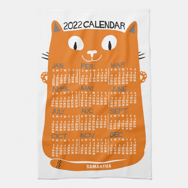 Linge De Cuisine Calendrier 2022 (Voir la description pour la nouve (Vertical)