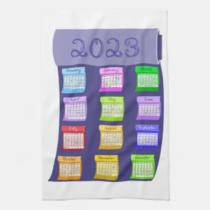 Linge De Cuisine Calendrier 2023 Boulons de tissu boulons de tissu