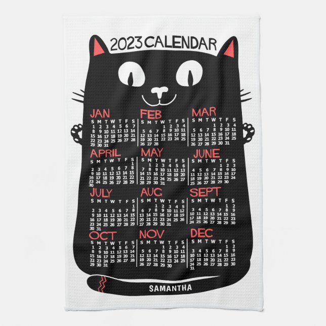 Linge De Cuisine Calendrier 2023 (Voir la description pour la versi (Vertical)