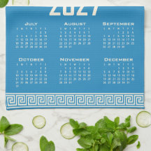 Calendrier 2027, Frette Grecque, Latte Cosmique su