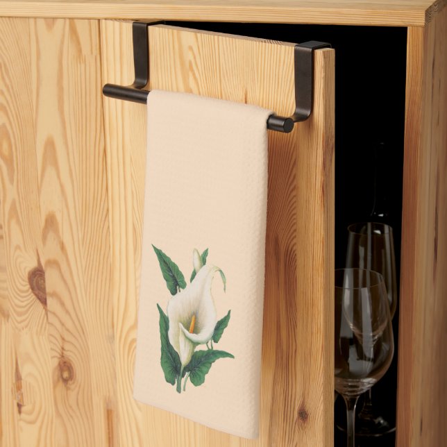 Linge De Cuisine Calla Lilies (Pliage en tiers)