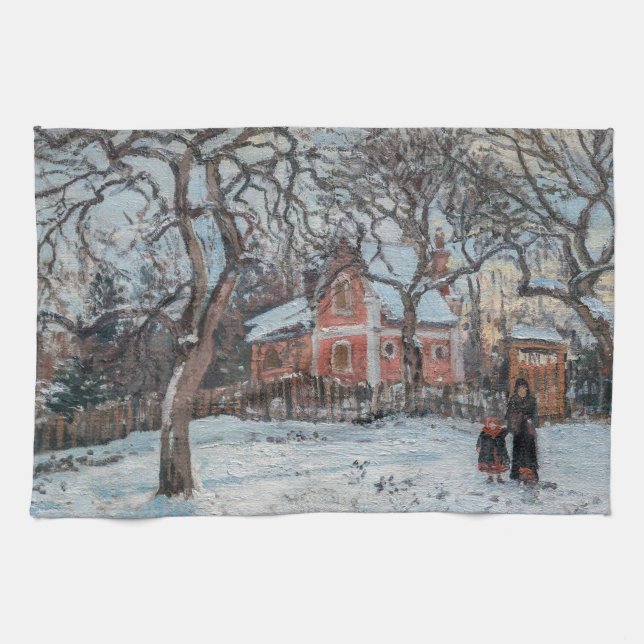 Linge De Cuisine Camille Pissarro - Chataigniers a Louvecienne (Horizontal)