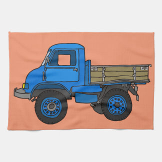 Linge De Cuisine Camion bleu