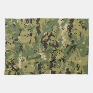 Linge De Cuisine Camouflage naval Woodland