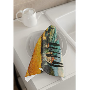Linge De Cuisine Campagne toscane Italie van Gogh