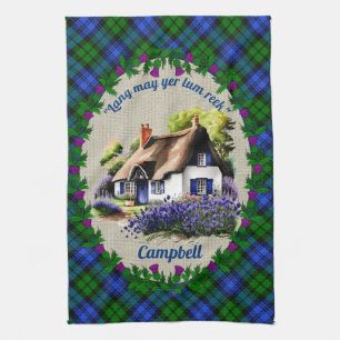 Linge De Cuisine Campbell Chalet & Tartan Personnalisé