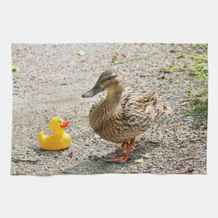 Linge De Cuisine Canard en caoutchouc et canard de mère