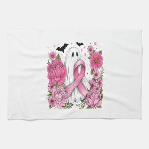 Linge De Cuisine Cancer du sein Halloween Ghost Boho