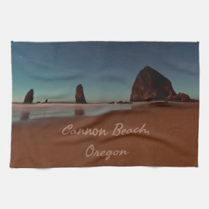 Linge De Cuisine Cannon Beach Oregon Haystack Rock