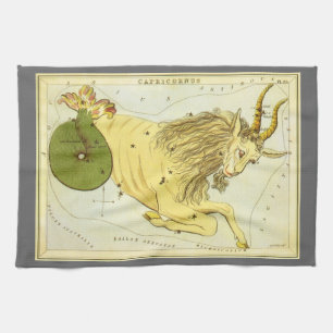 Linge De Cuisine Capricorne Constellation Vintage, Miroir d'Urania