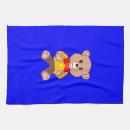 Linge De Cuisine Caractère de dessin mignon de l'ours en peluche su