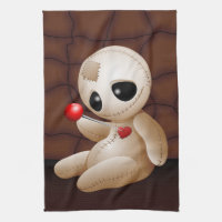 Caricature de poupée vaudou en amour