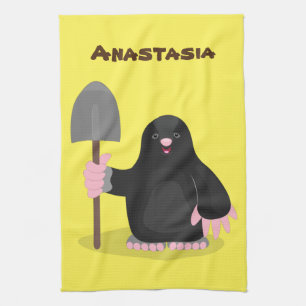 Linge De Cuisine Caricature mole joyeux