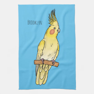 Linge De Cuisine Caricature pour oiseaux Cockatiel