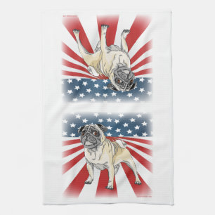 Linge De Cuisine Carlin patriotique