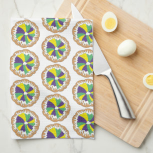 Linge De Cuisine Carnaval King Cake New Orleans NOLA Mardi Gras