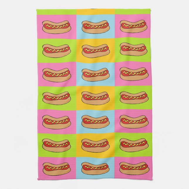 Linge De Cuisine carrelage hot dogs (Vertical)