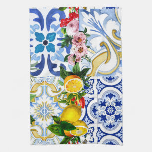 Linge De Cuisine Carrelage méditerranéen, majolica, style sicilien 
