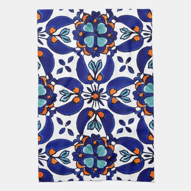 Linge De Cuisine Carrelage Talavera Mexicaine No 1 (Vertical)