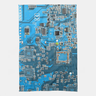 Linge De Cuisine Carte circuit bleu circuit imprimé à circuit impri