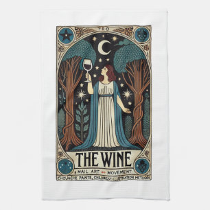Linge De Cuisine Carte Tarot Vin