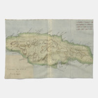 Carte vintage de la Jamaïque (1780)